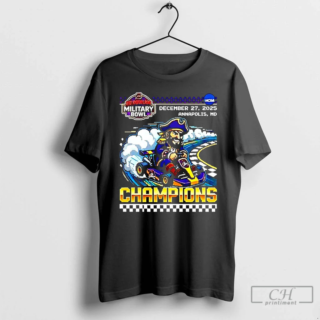 East Carolina Pirates Go Bowling Military Bowl Champions 2025 Bit Game T-Shirts, Hoodie, Sweatshirt