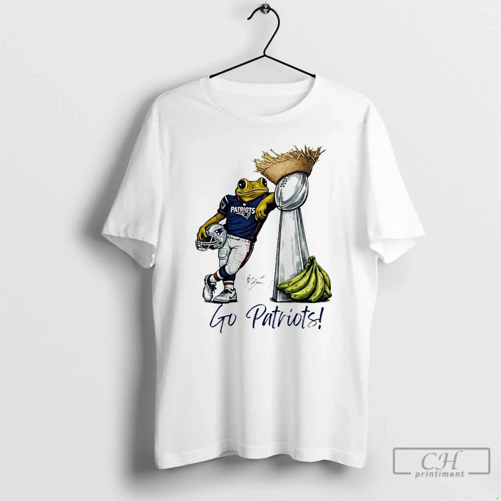 Frog Benito Bowl New England Football Go Patriots Signature T-Shirts, Hoodie, Sweatshirt