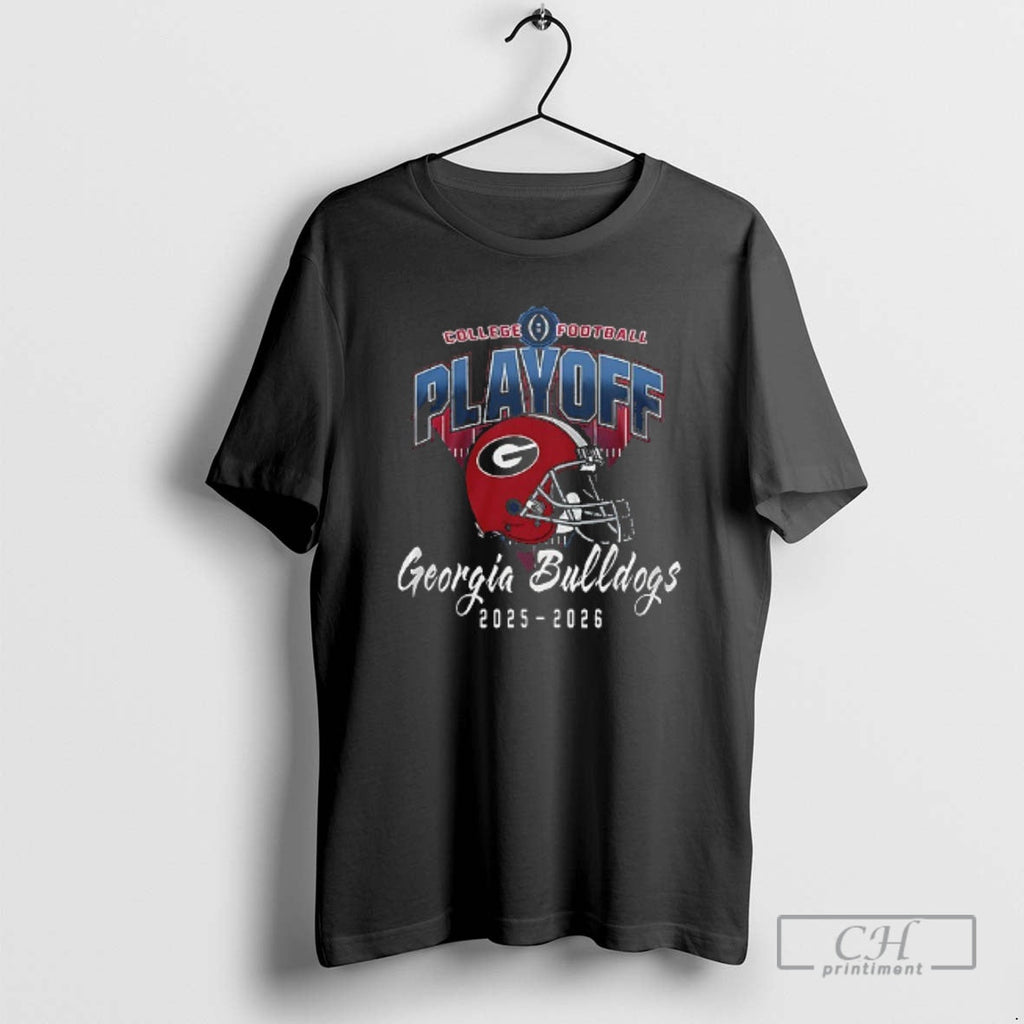 Georgia Bulldogs College Football Playoff Helmet Go Dawgs Sick Em Mascot Double T-Shirts, Hoodie, Sweatshirt