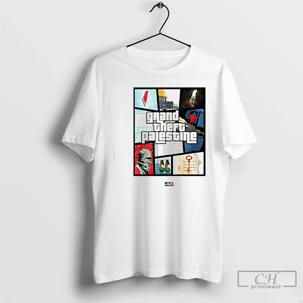 Grand Theft Palestine Fuuny T-Shirts, Hoodie, Sweatshirt