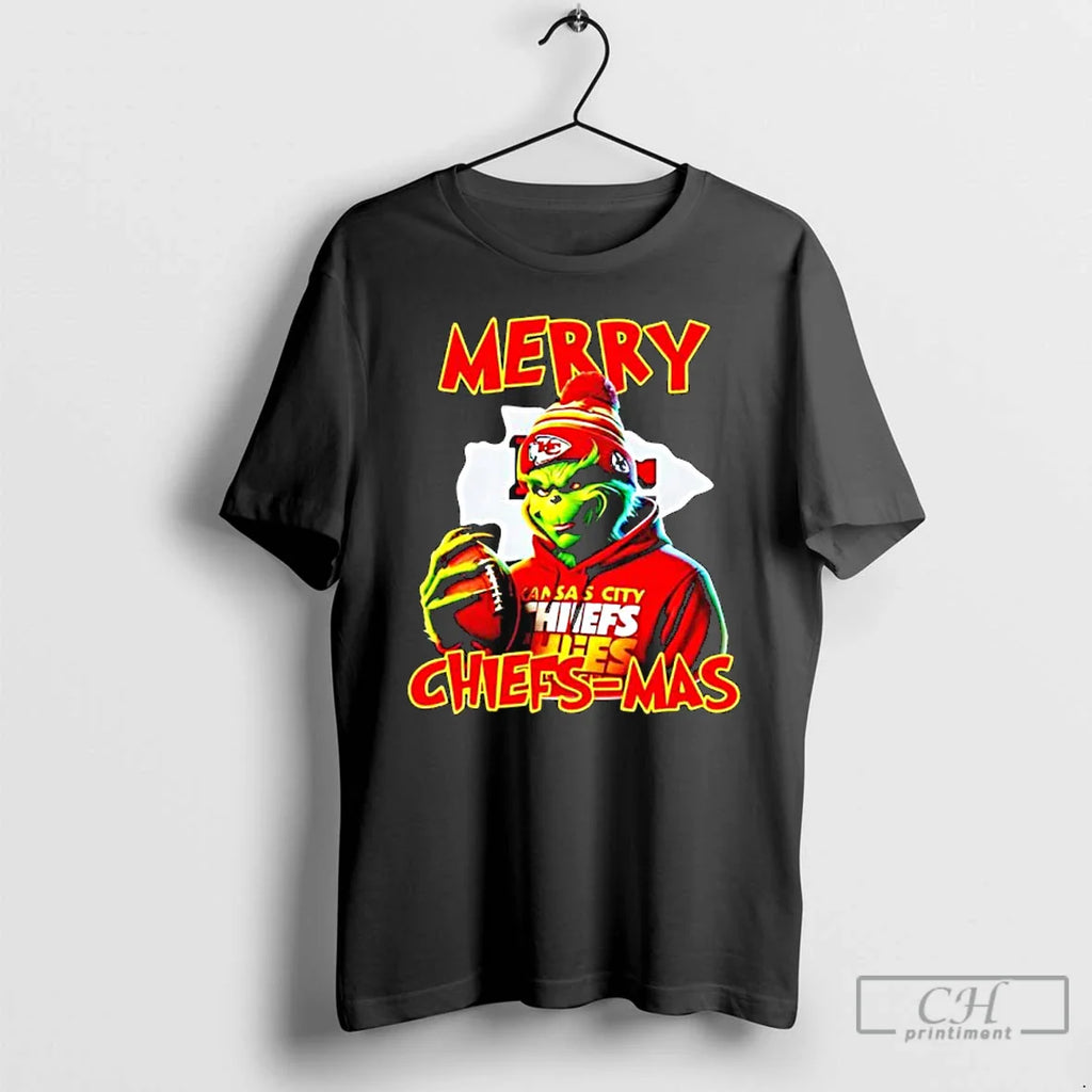 Grinch Kansas City Chiefs Merry Chiefs Mas T-Shirts, Hoodie, Sweatshirt