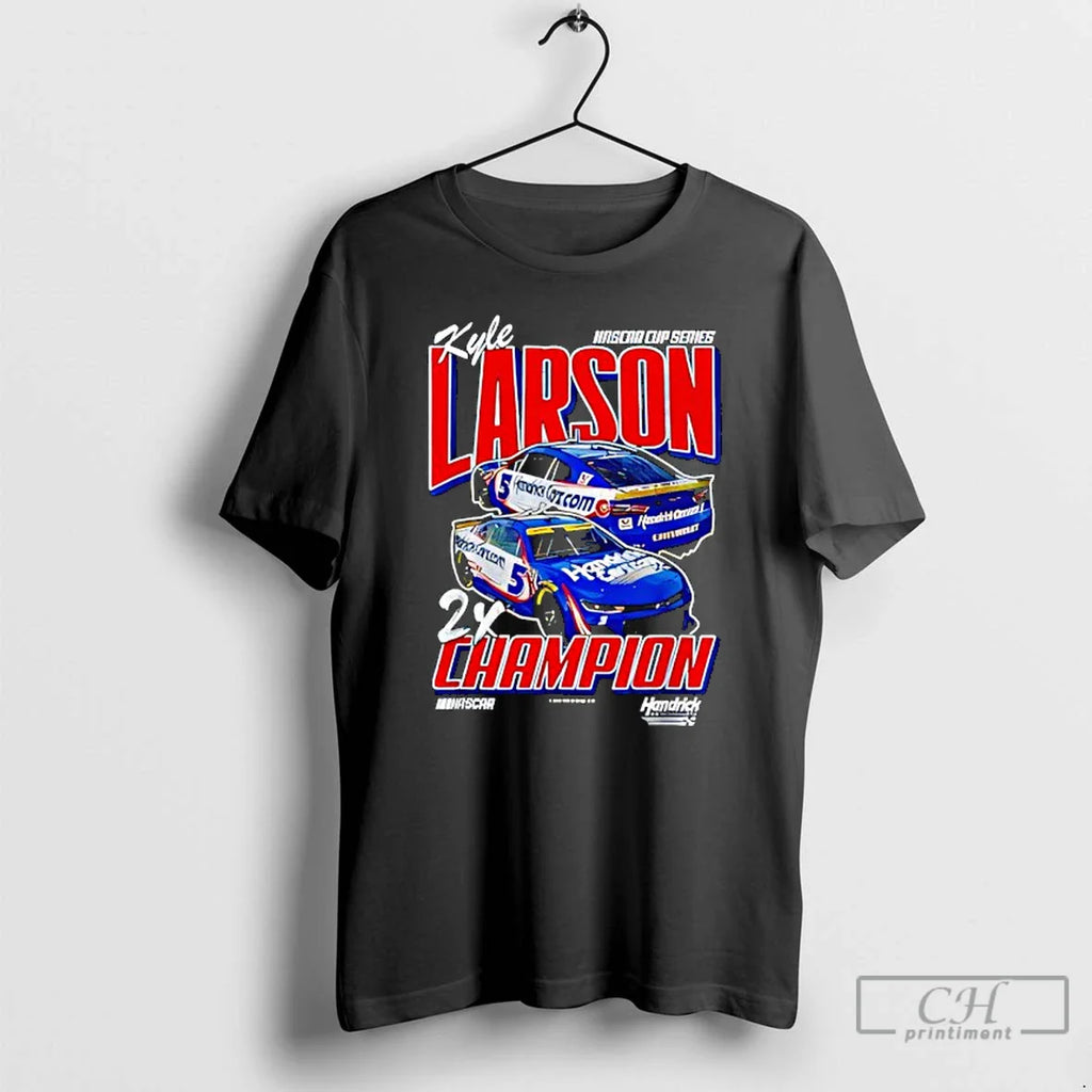 Hendrick Motorsports Kyle Larson Nascar 2x Champion T-Shirts, Hoodie, Sweatshirt
