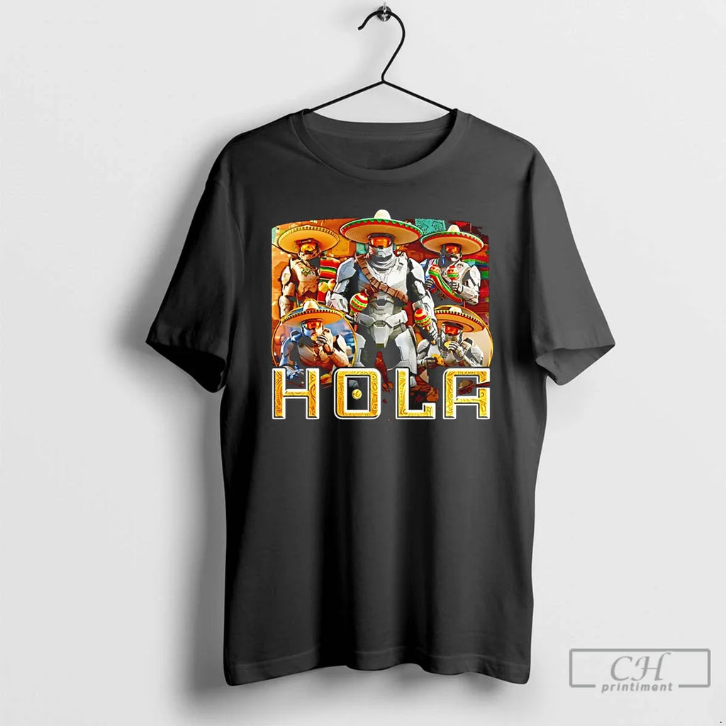 Hola Halo Master Chief T-Shirts, Hoodie, Sweatshirt
