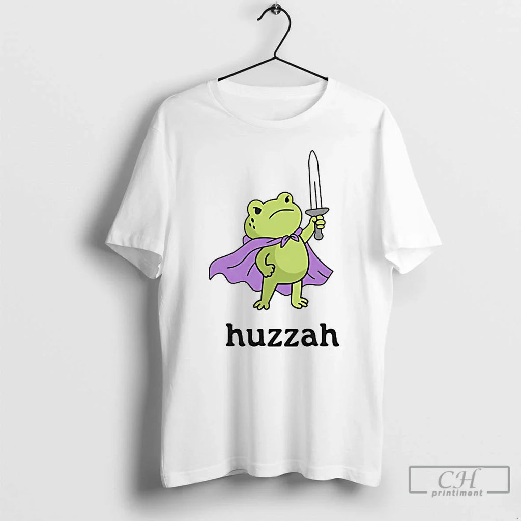 Huzzah Frog T-Shirts, Hoodie, Sweatshirt
