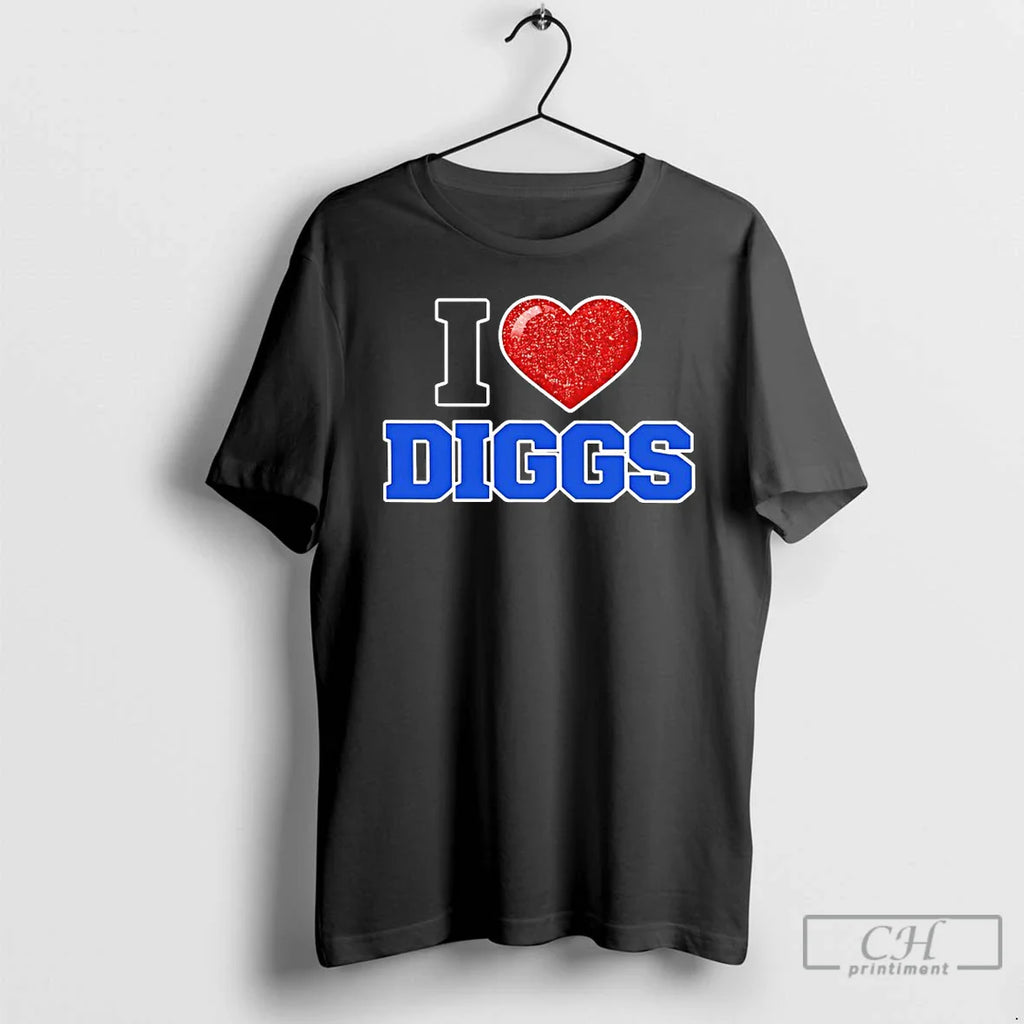 I Love Stefon Diggs Text T-Shirts, Hoodie, Sweatshirt