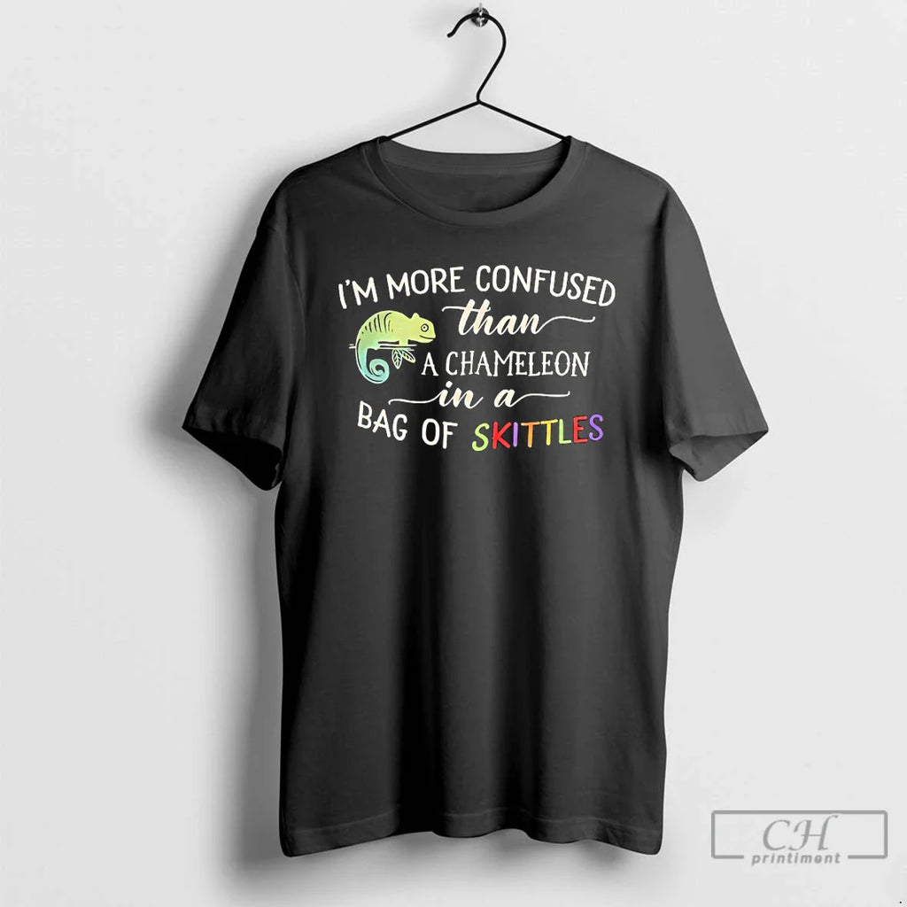 Im More Confused Than Chameleon Bag Skittles T-Shirts, Hoodie, Sweatshirt