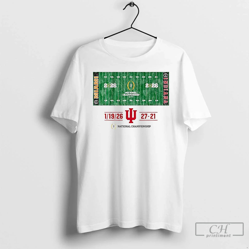 Indiana Football 2025 Cfp National Champions Field T-Shirts, Hoodie, Sweatshirt