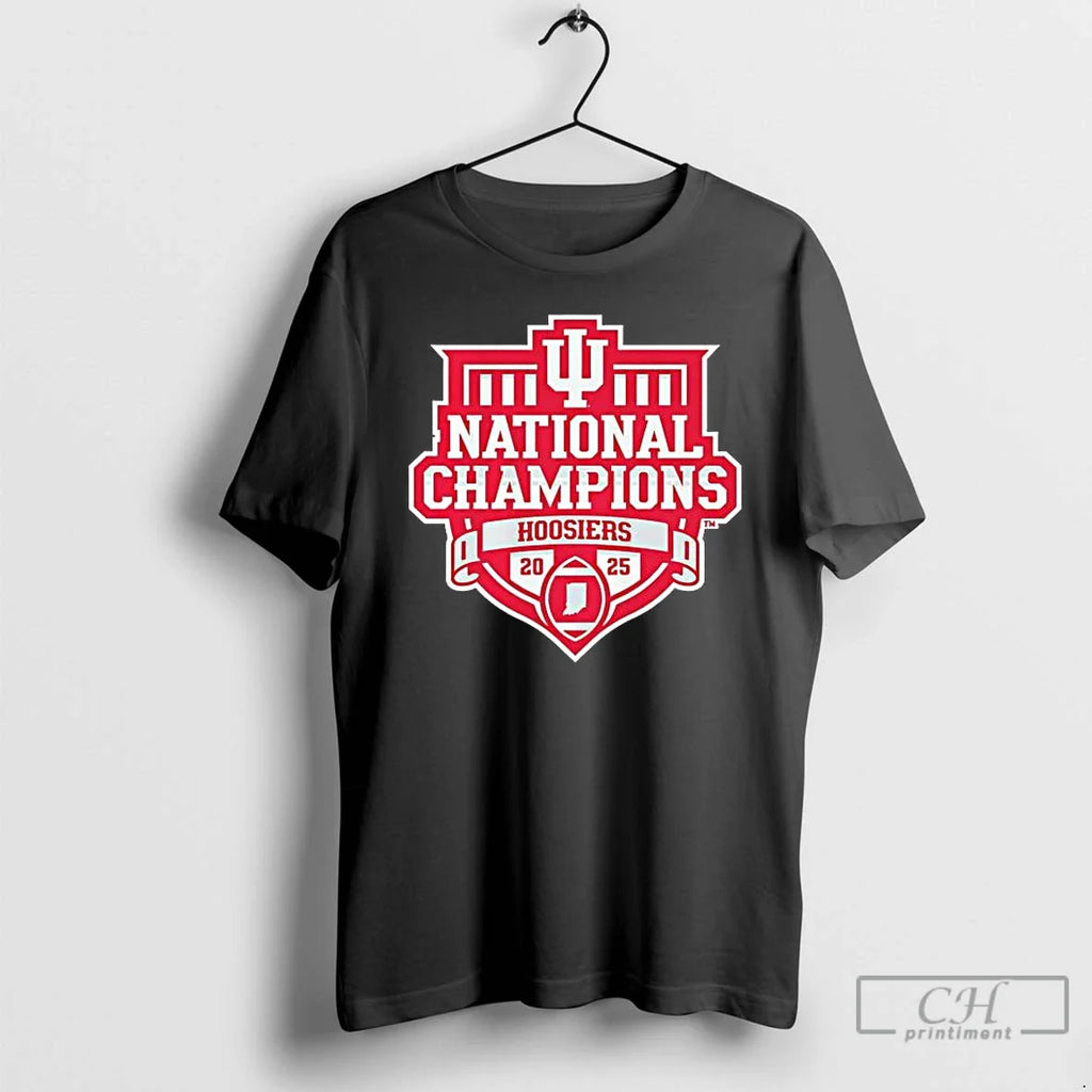 Indiana Football 2025 Cfp National Champions Logo T-Shirts, Hoodie, Sweatshirt