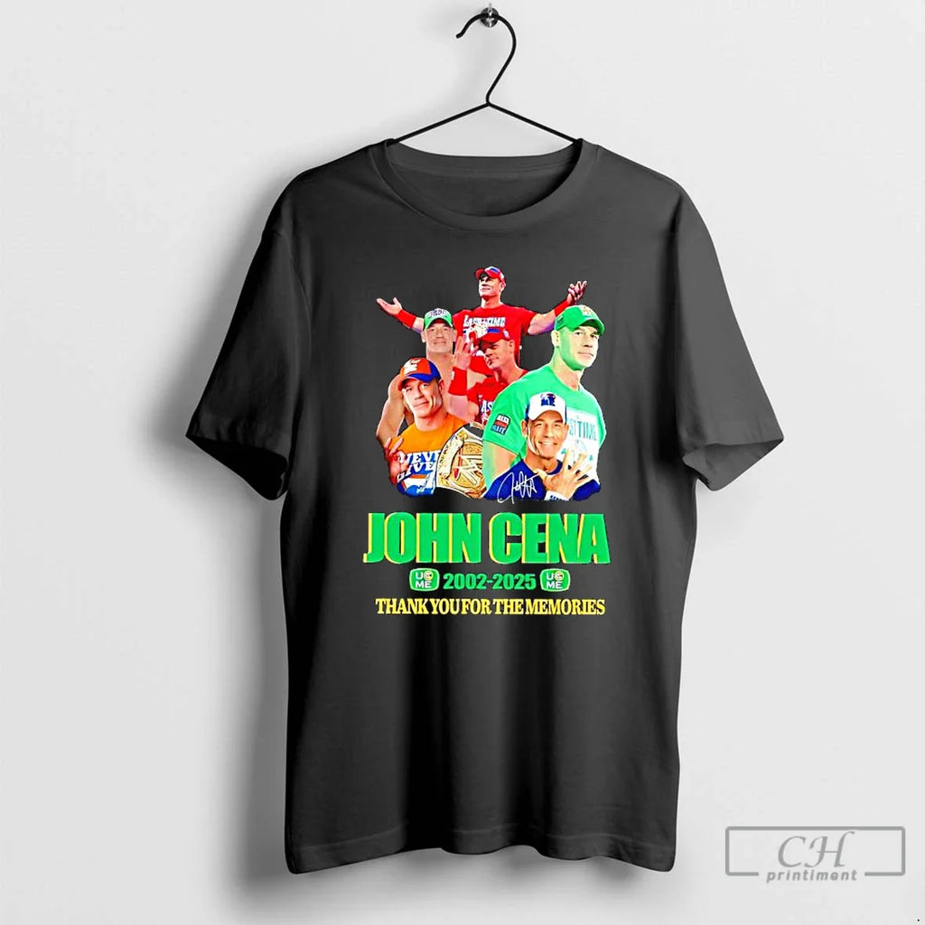 John Cena 2002 2025 Thnak You Memories T-Shirts, Hoodie, Sweatshirt