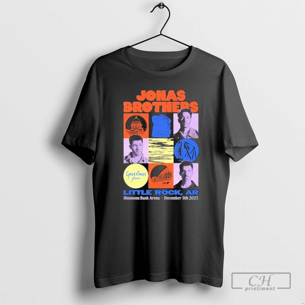 Jonas Brothers Simmons Bank Arena Little Rock Ar Dec 9 2025 Tour Shirt T-Shirts, Hoodie, Sweatshirt