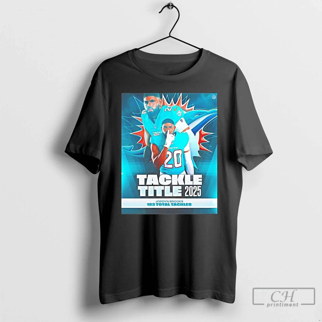 Jordyn Brooks 183 Total Tackles 2025 T-Shirts, Hoodie, Sweatshirt
