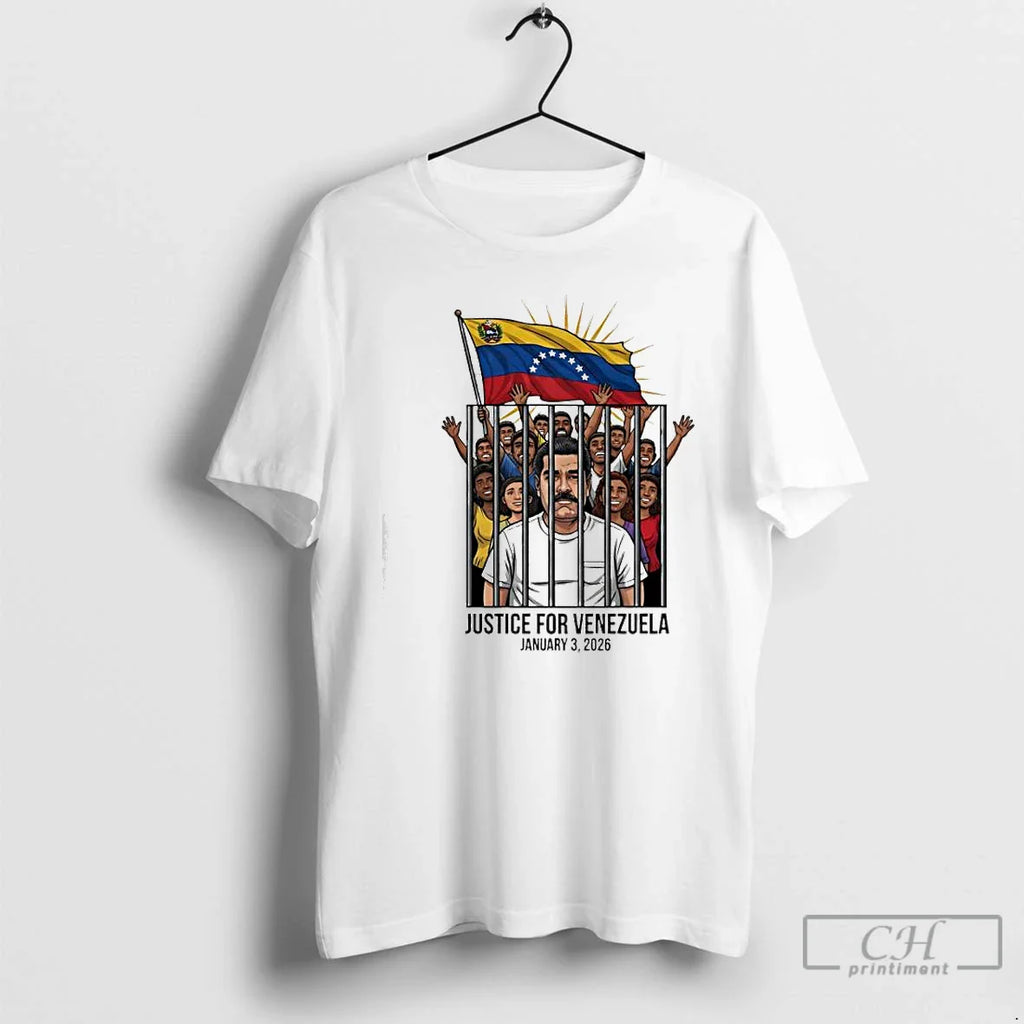 Justice Venezuela January 3rd 2026 T-Shirts, Hoodie, Sweatshirt