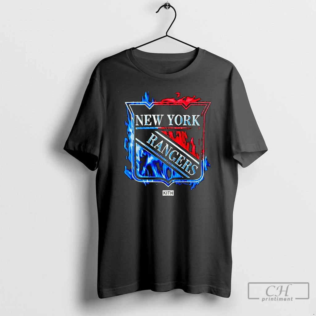 Kith New York Rangers Fire Vintage Jones T-Shirts, Hoodie, Sweatshirt