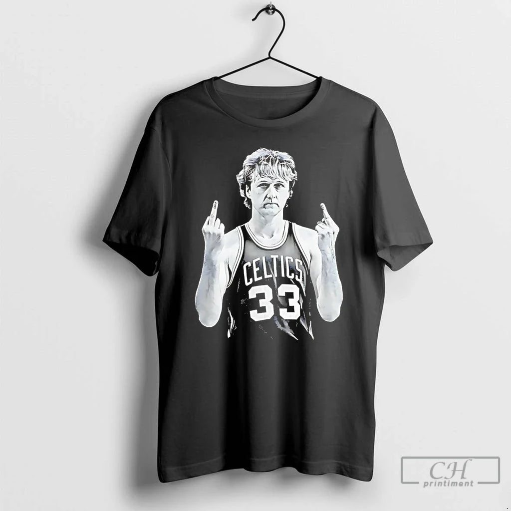 Larry Bird Legend Middle Finger Unisex T-shirt, Sweatshirt, Hoodie (1)