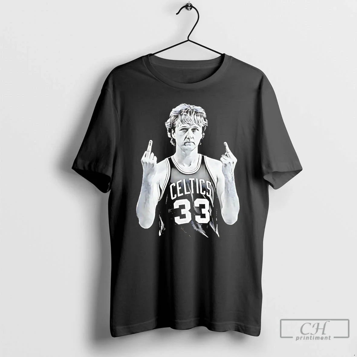 Larry Bird Legend Middle Finger Unisex T-shirt, Sweatshirt, Hoodie (1)