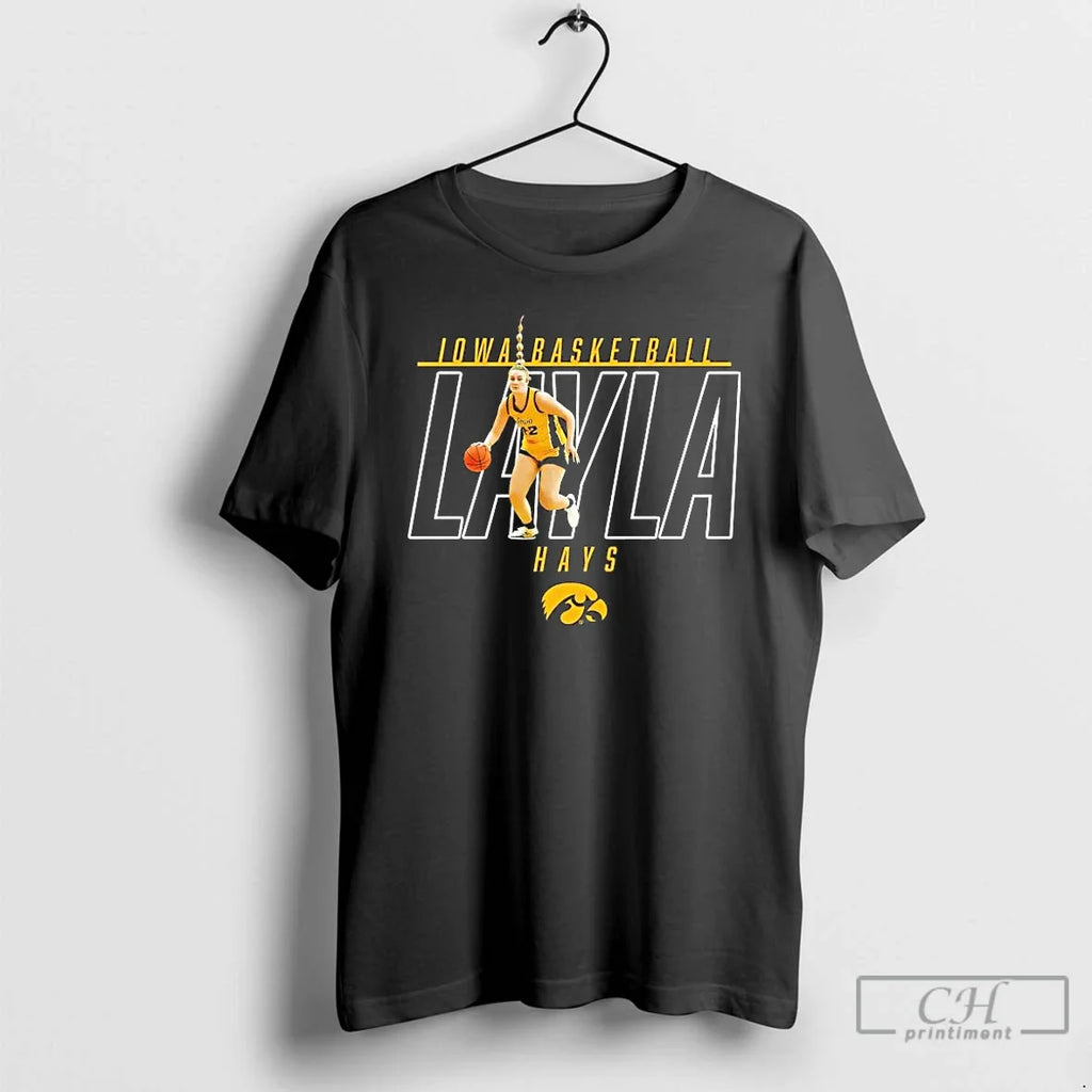 Layla Hays Illustrated Iowa Basketball T-Shirts, Hoodie, Sweatshirt