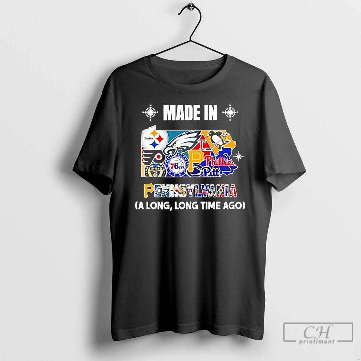 Made Pennsylvania Long Long Time Ago State Logo Map 2026 T-Shirts, Hoodie, Sweatshirt