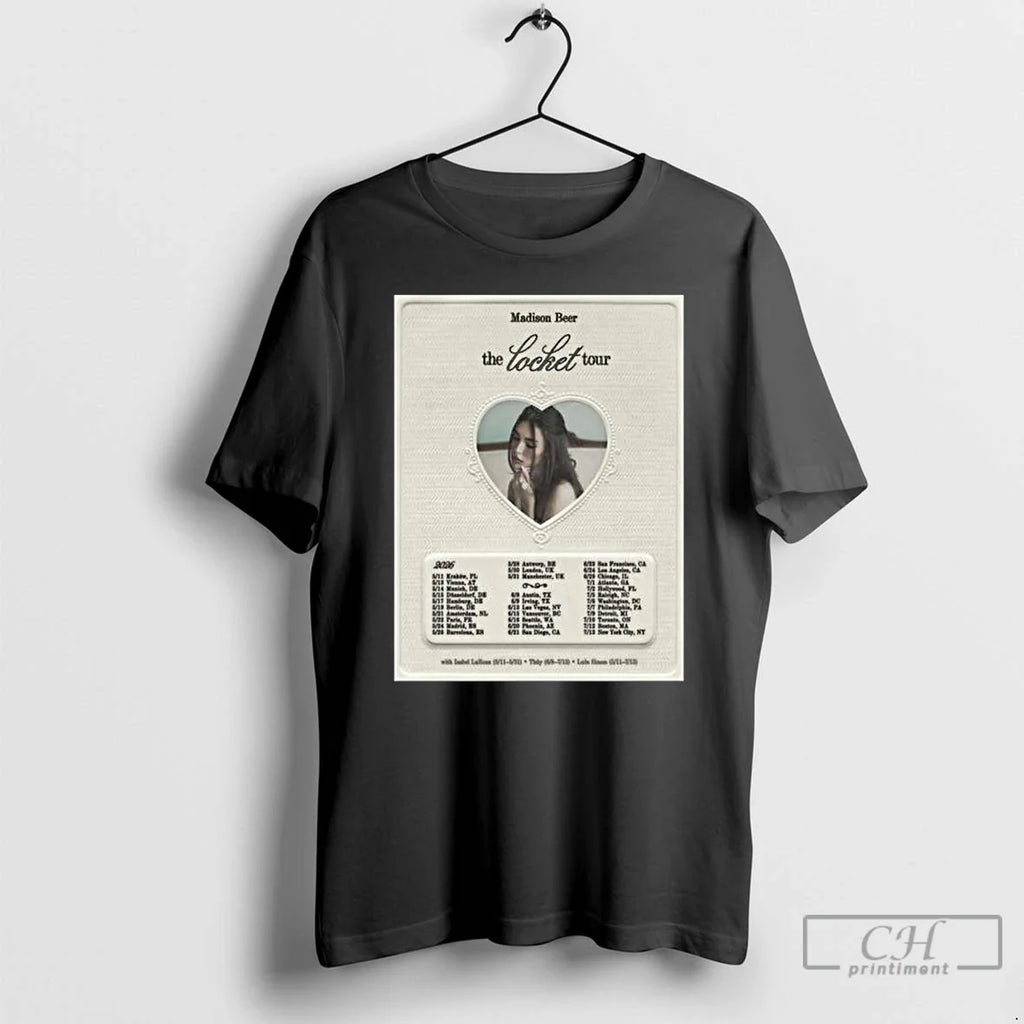Madison Beer Locket Tour 2026 World Tour Schedule Dates T-Shirts, Hoodie, Sweatshirt