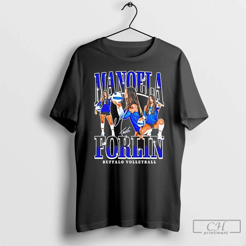 Manoela Forlin 90s Picture Collage Buffalo Volleyball T-Shirts, Hoodie, Sweatshirt