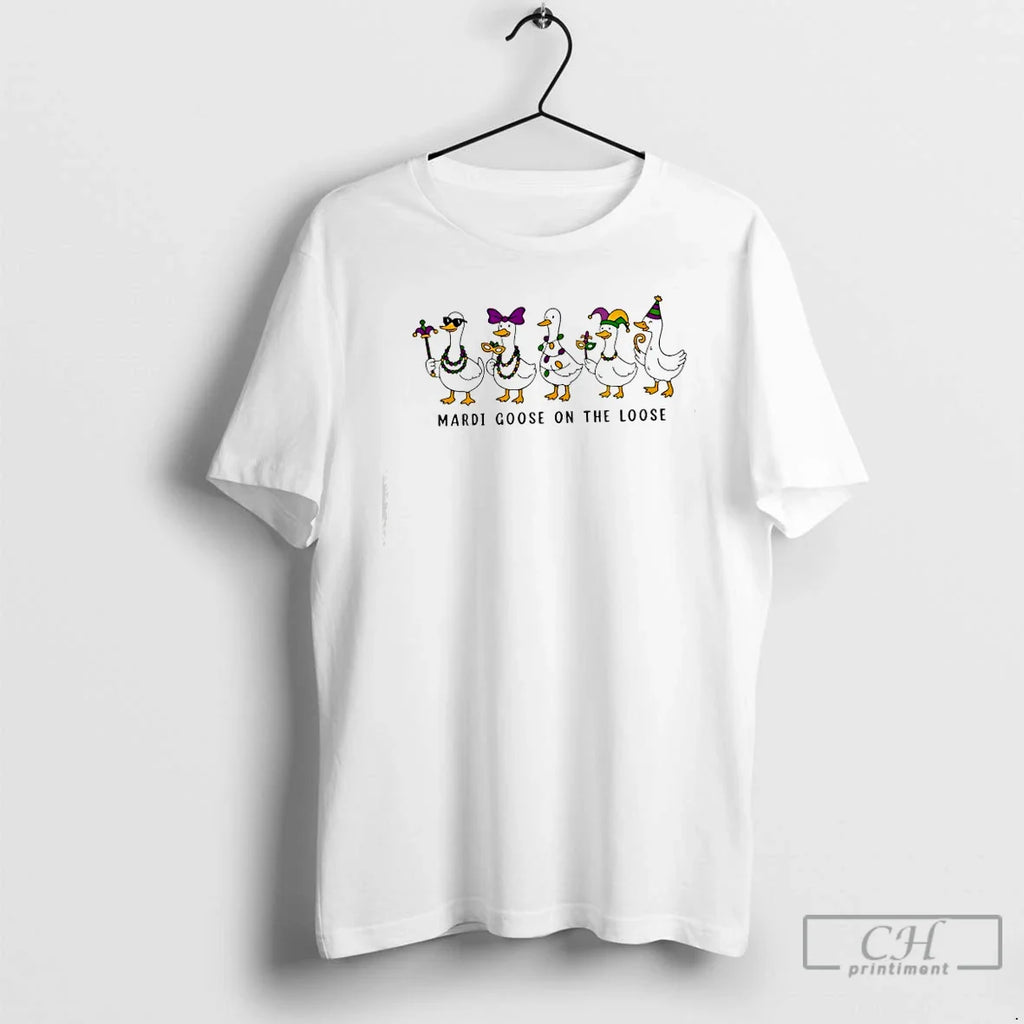 Mardi Gras Silly Goose Loose T-Shirts, Hoodie, Sweatshirt