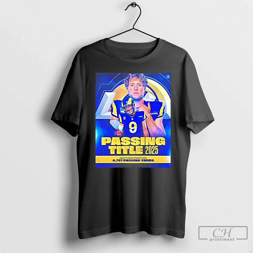 Matthew Stafford 4707 Passing Yards 2025 T-Shirts, Hoodie, Sweatshirt