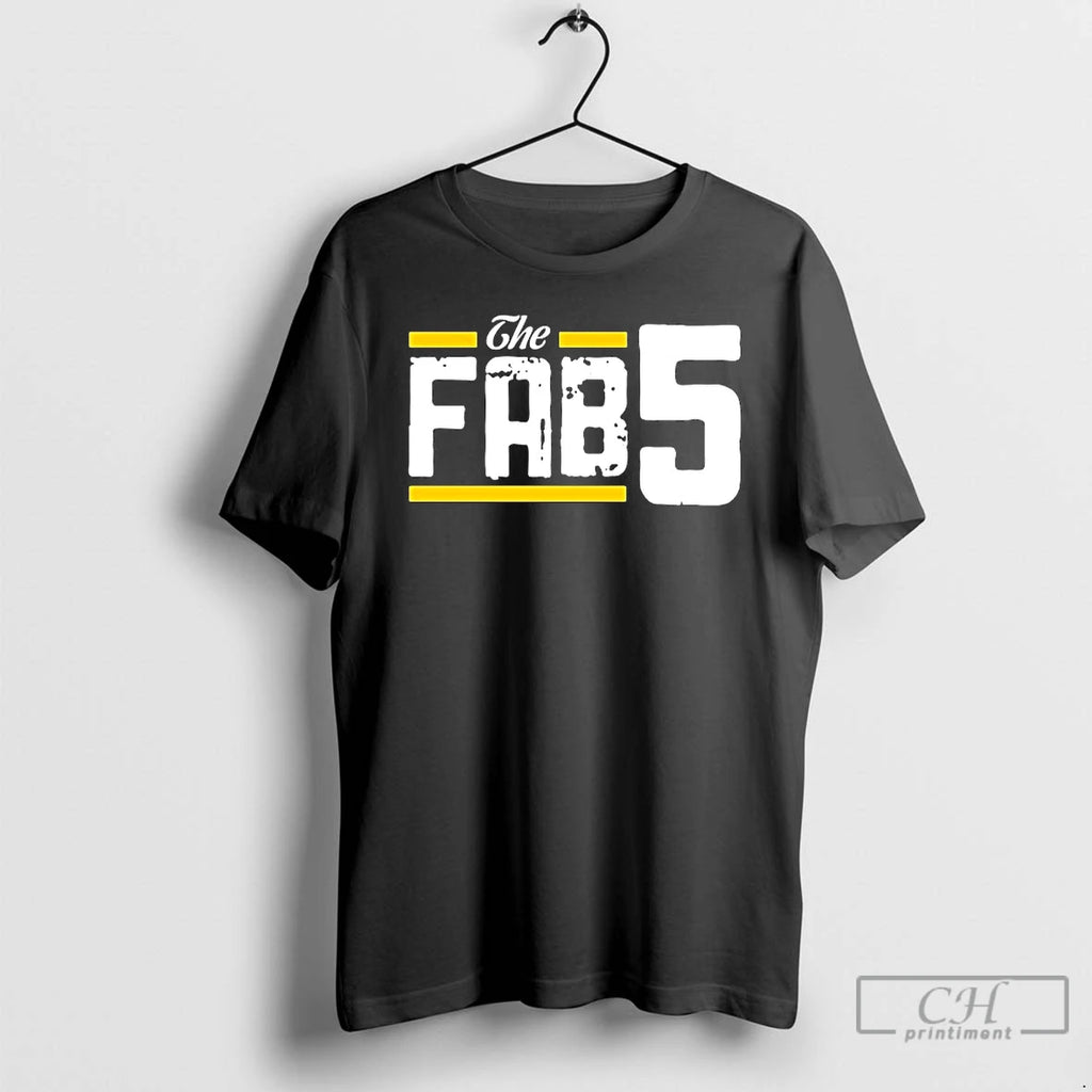 Premium Michigan Wolverines The Fab 5 Logo