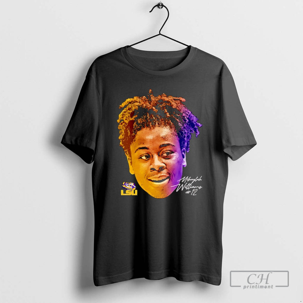 Mikaylah Williams Lsu Basketball Game Face Shirt T-Shirts, Hoodie, Sweatshirt