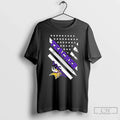 Minnesota Vikings Football X Teacher American Flag T-Shirts, Hoodie, Sweatshirt