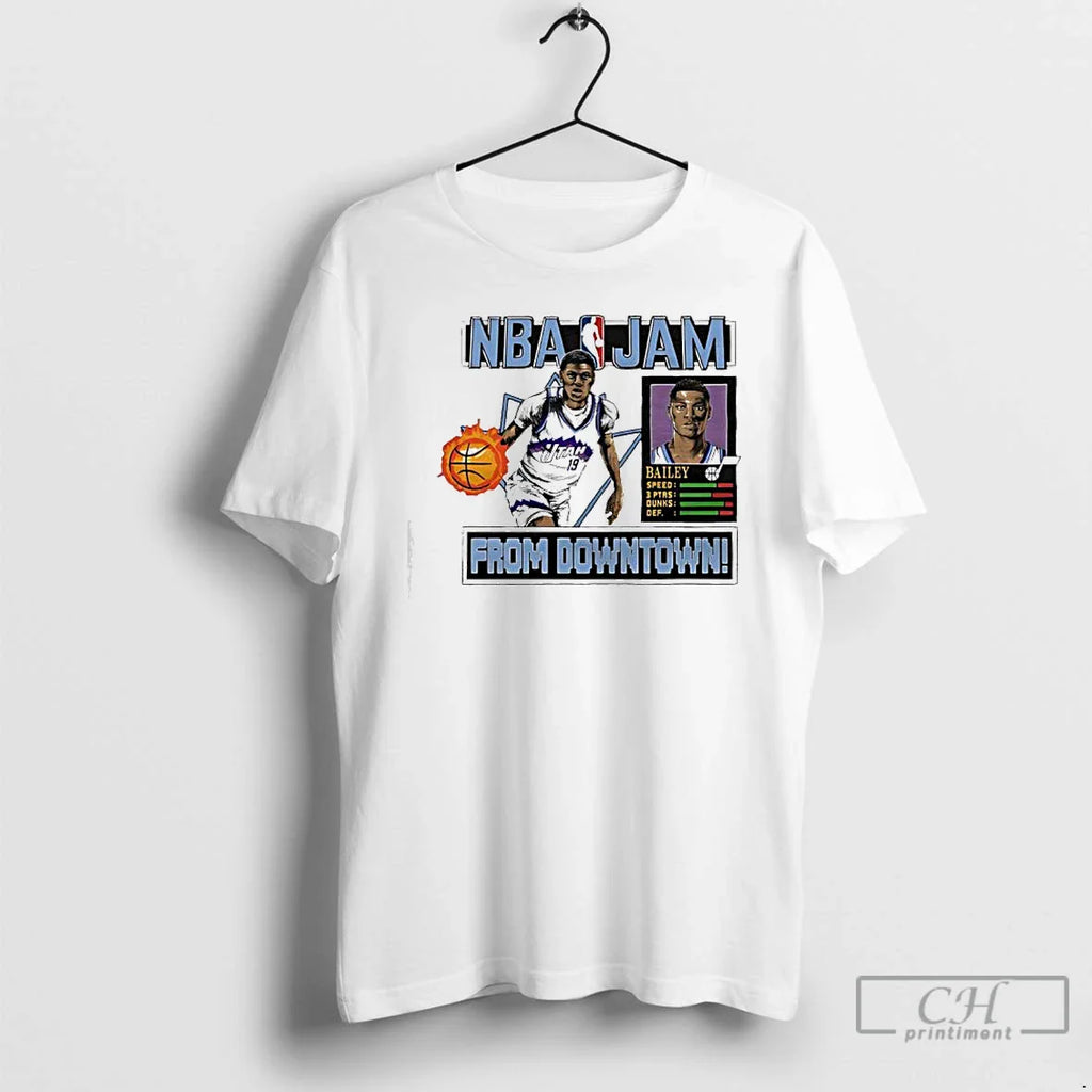 Nba Jam Jazz Ace Bailey Downtown T-Shirts, Hoodie, Sweatshirt