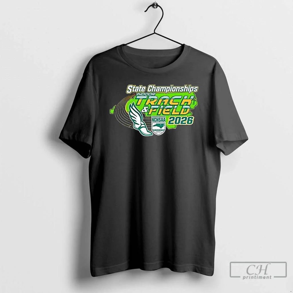Nchsaa Indoor Track Field States Championships 2026 Logo T-Shirts, Hoodie, Sweatshirt