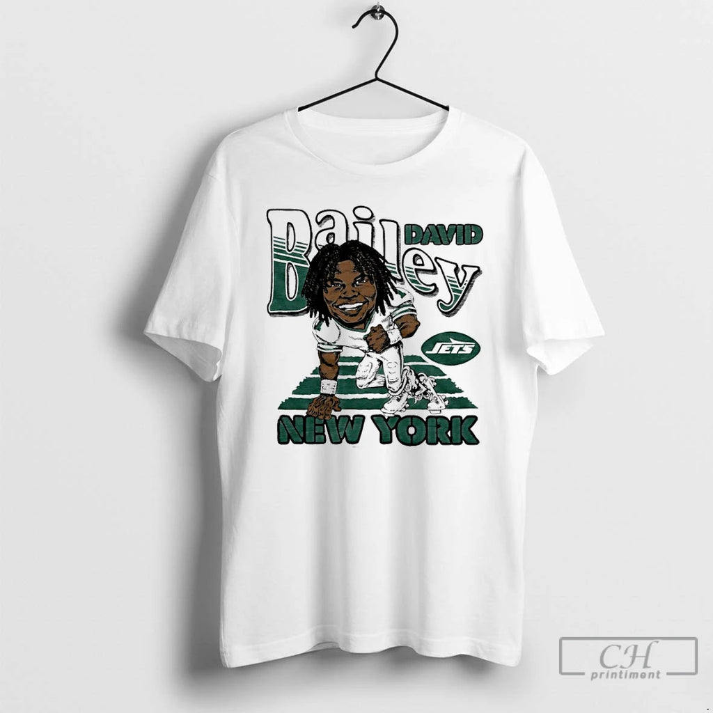 Premium New York Jets David Bailey Player Caricature