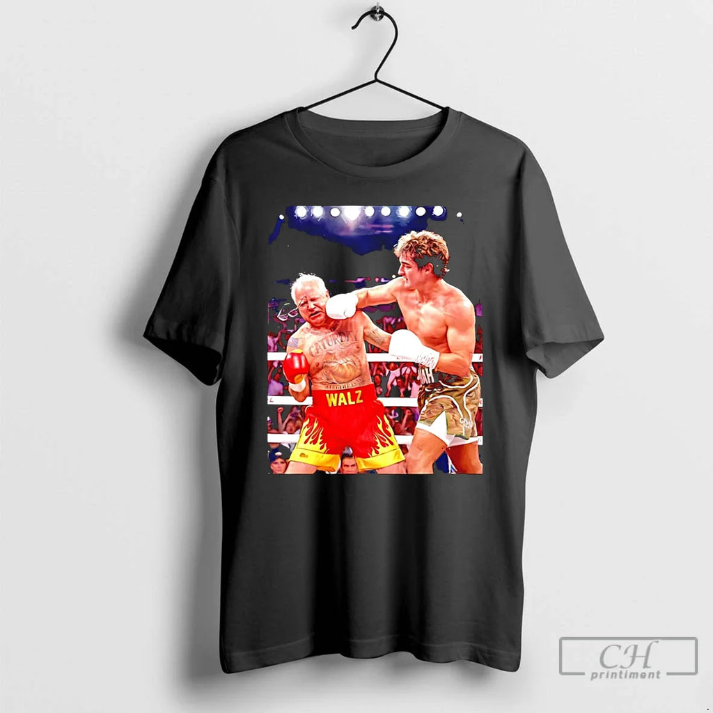 Nick Tim Walz Knocked Out T-Shirts, Hoodie, Sweatshirt