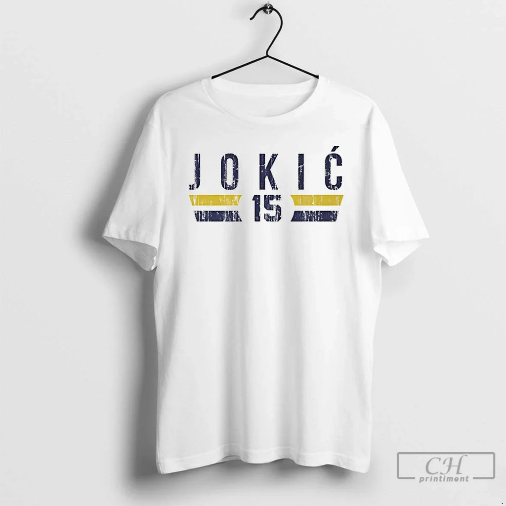 Nikola Jokic 15 Denver Nuggets Player Name Number T-Shirts, Hoodie, Sweatshirt