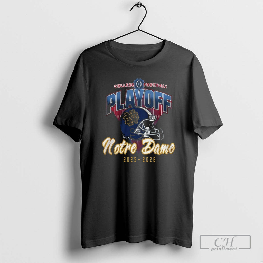 Notre Dame Fighting Irish College Football Playoff Helmet Go Irish Mascot Double T-Shirts, Hoodie, Sweatshirt
