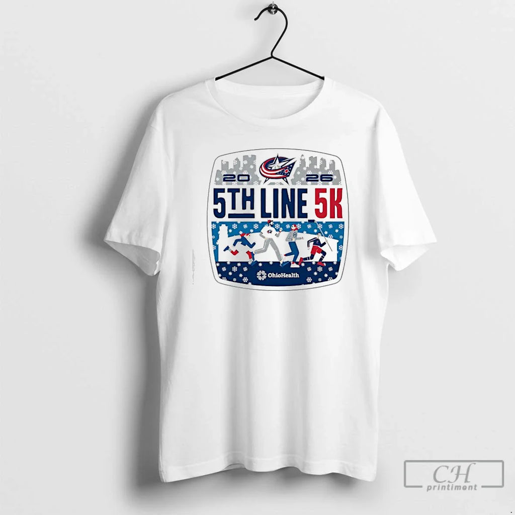 Ohiohealth 5th 5k 2026 Columbus Blue Jackets Event T-Shirts, Hoodie, Sweatshirt