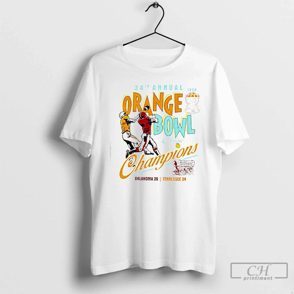 Oklahoma Sooners Orange Bowl History 34th Annual Classic T-Shirts, Hoodie, Sweatshirt