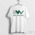 Premium Peace Love South Florida Bulls Logo
