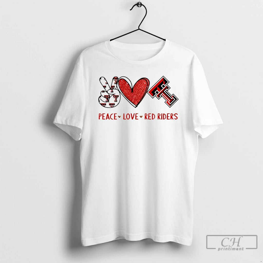 Premium Peace Love Texas Tech Red Raiders