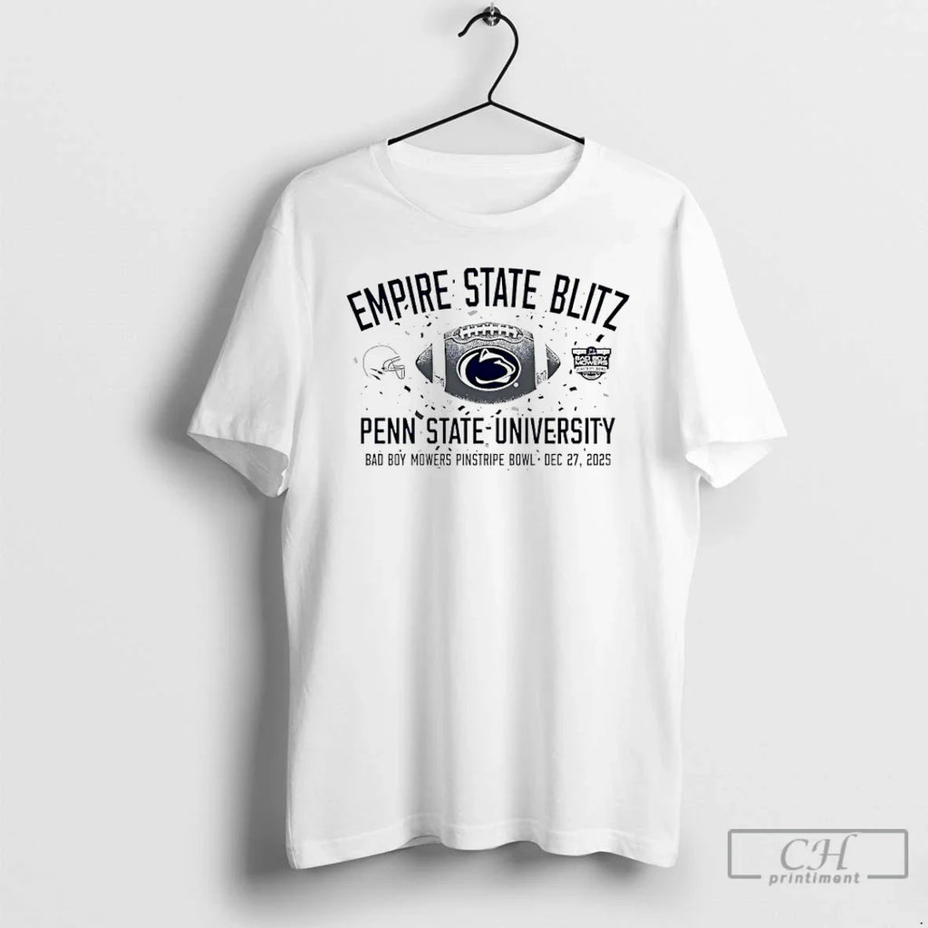 Penn State 2025 Pinstripe Bowl Empire State Blitz T-Shirts, Hoodie, Sweatshirt