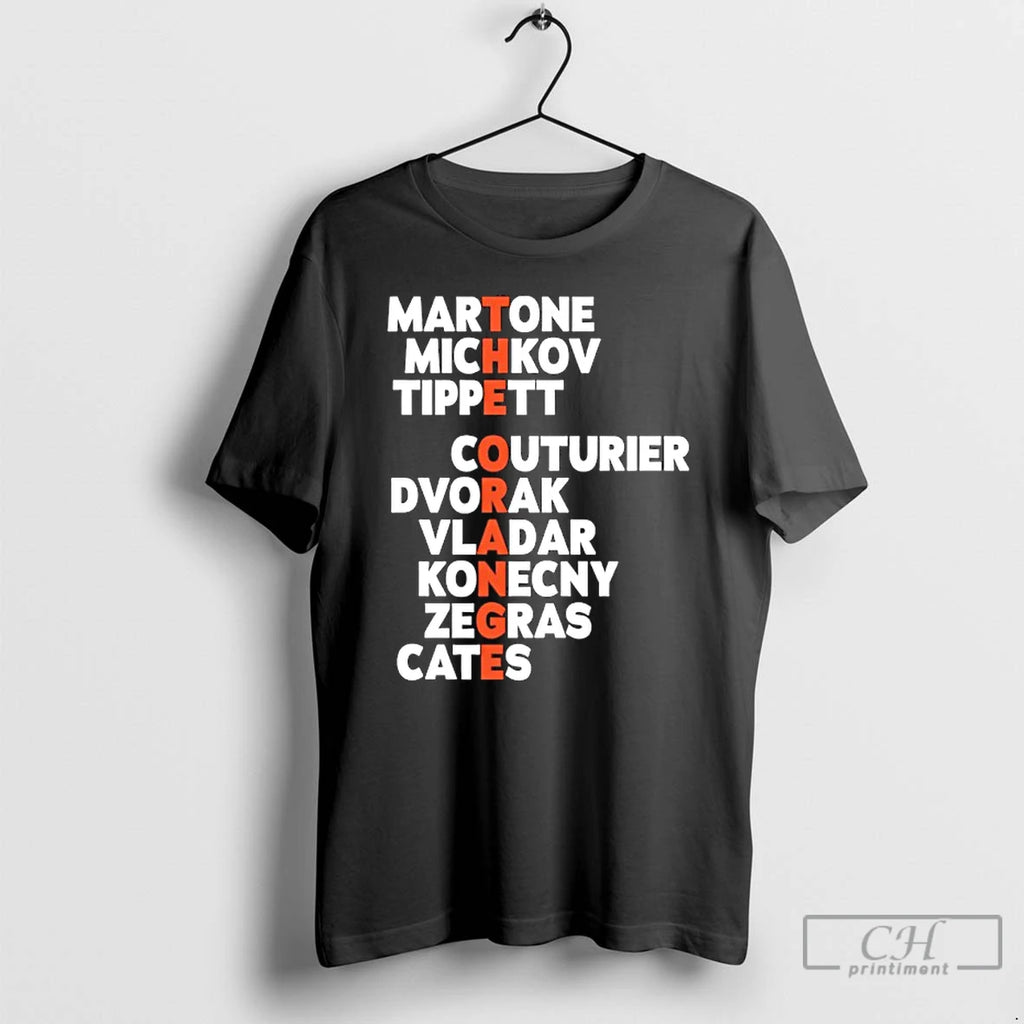 Premium Philadelphia Flyers Hockey The Orange Players Names