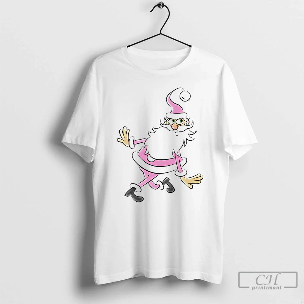 Pink Santa Claus Swish Kringle Funny 2025 T-Shirts, Hoodie, Sweatshirt