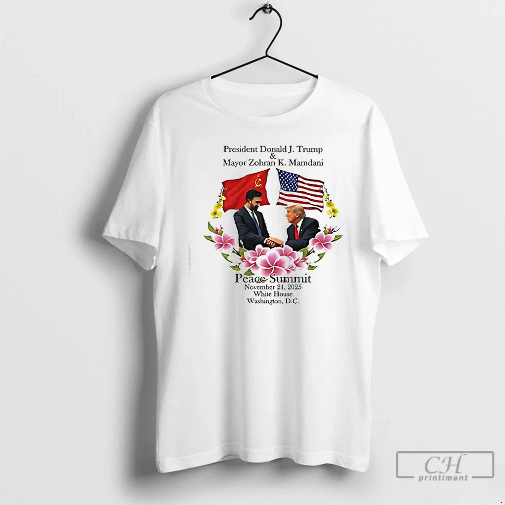 President Trump Zohran Mamdani Peace Summit November 21 2025 T-Shirts, Hoodie, Sweatshirt