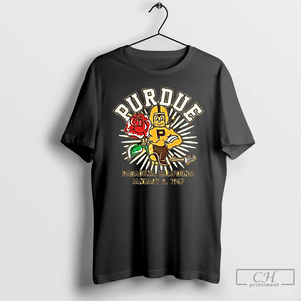 Purdue Boilermakers Gold Homefield Football 1967 Rose Bowl Pasadena California January 2nd 1967 T-Shirts, Hoodie, Sweatshirt