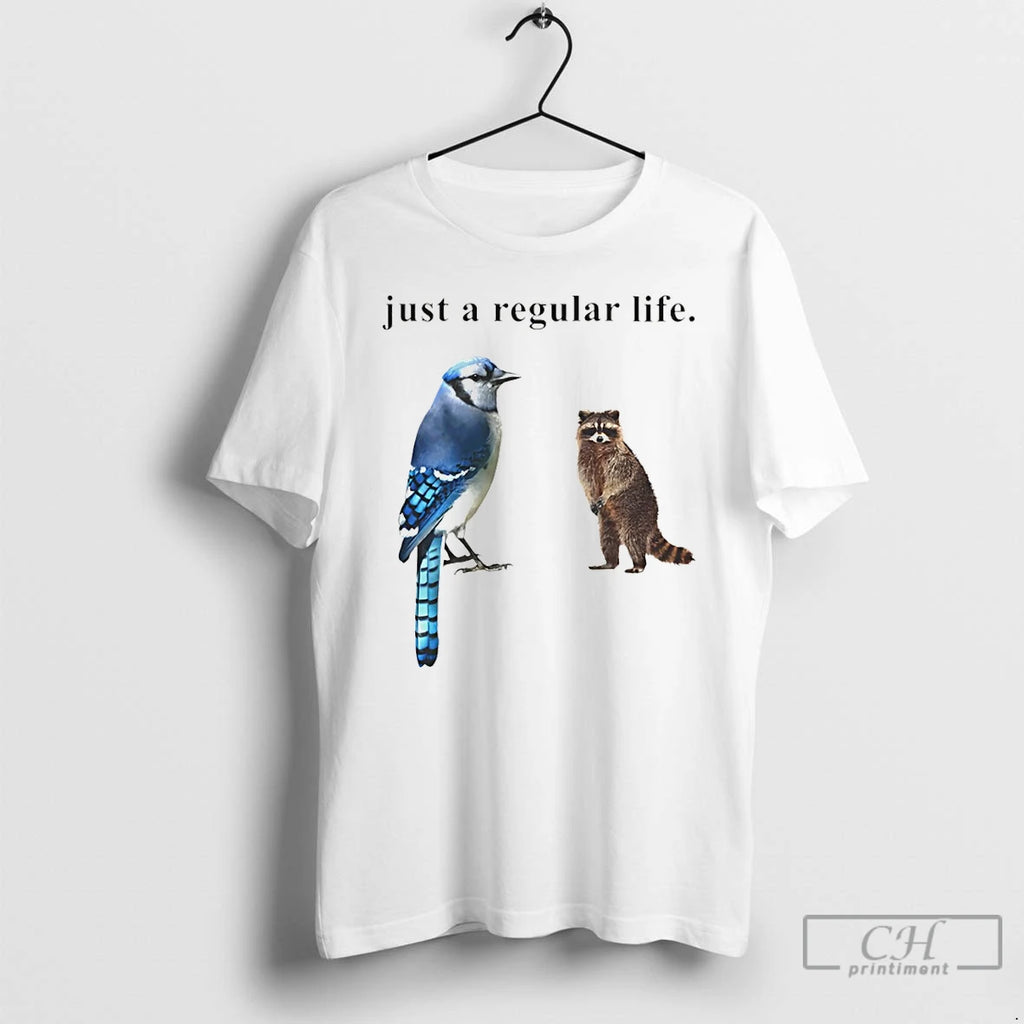 Premium Raccoon And Bird Just A Regular Life Regular Show