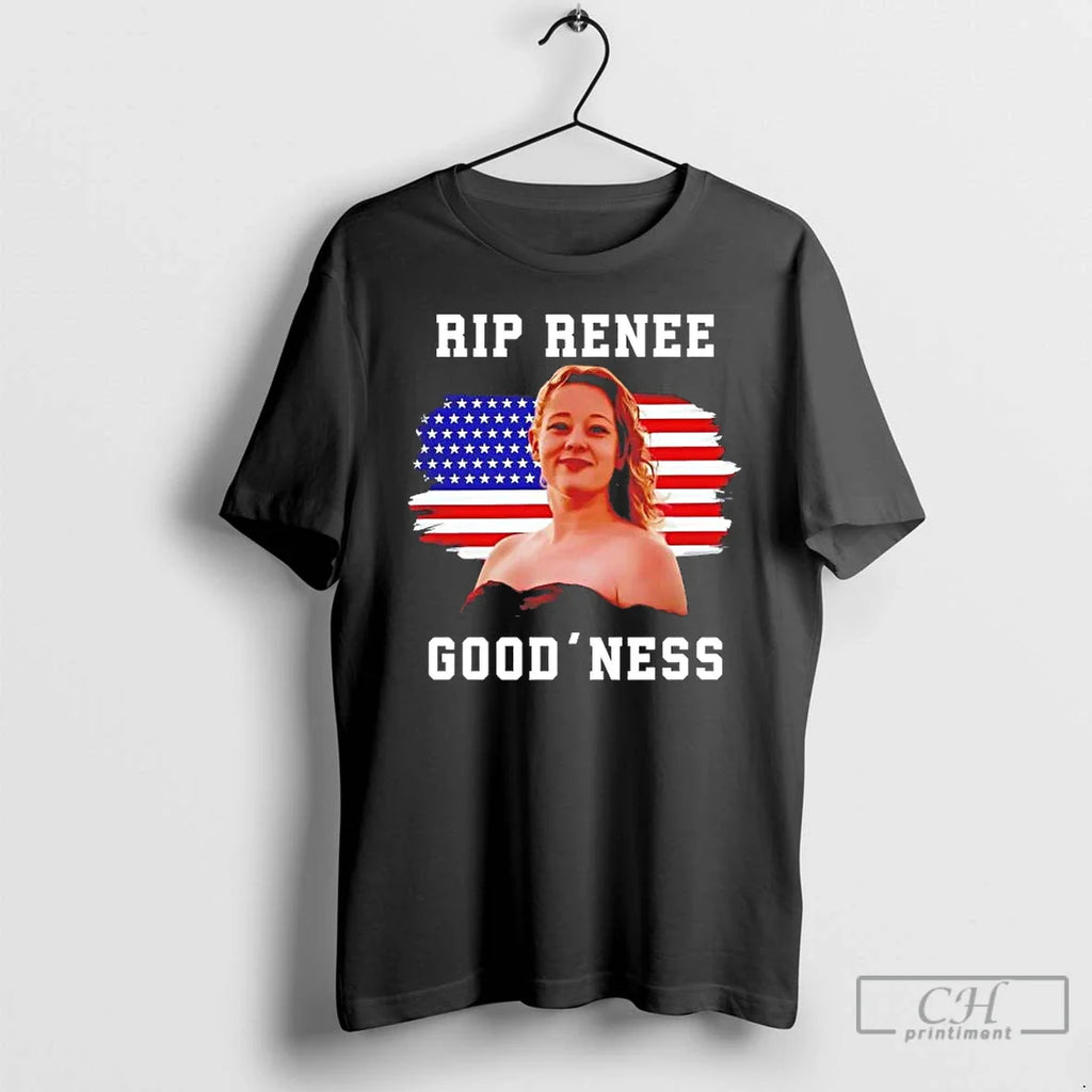 Rip Renee Nicole Good Goodness American Flag T-Shirts, Hoodie, Sweatshirt