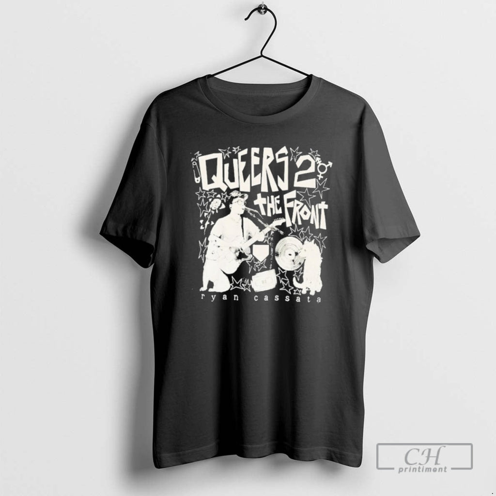 Ryan Cassata Queers Front Shirt T-Shirts, Hoodie, Sweatshirt