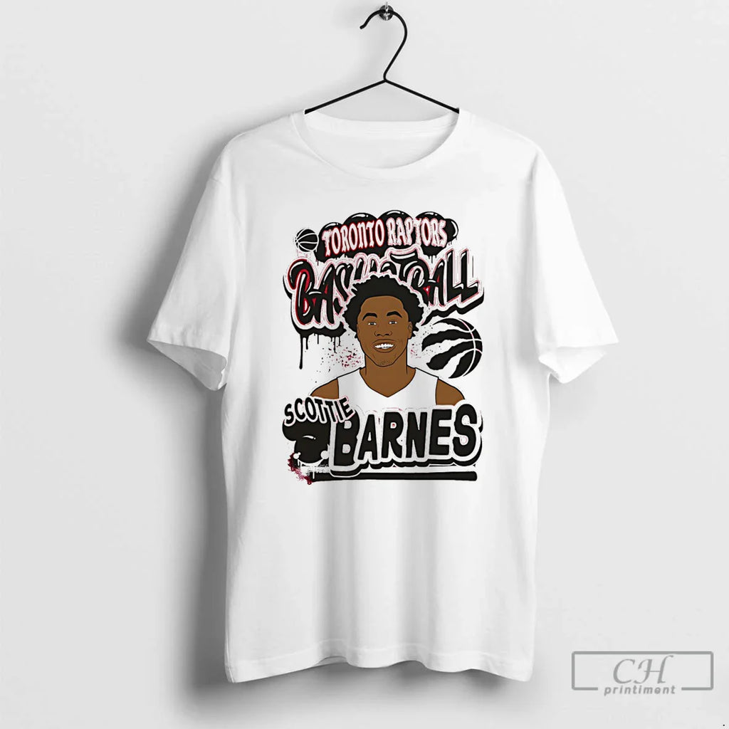 Scottie Barnes Toronto Raptors Basketball Caricature T-Shirts, Hoodie, Sweatshirt