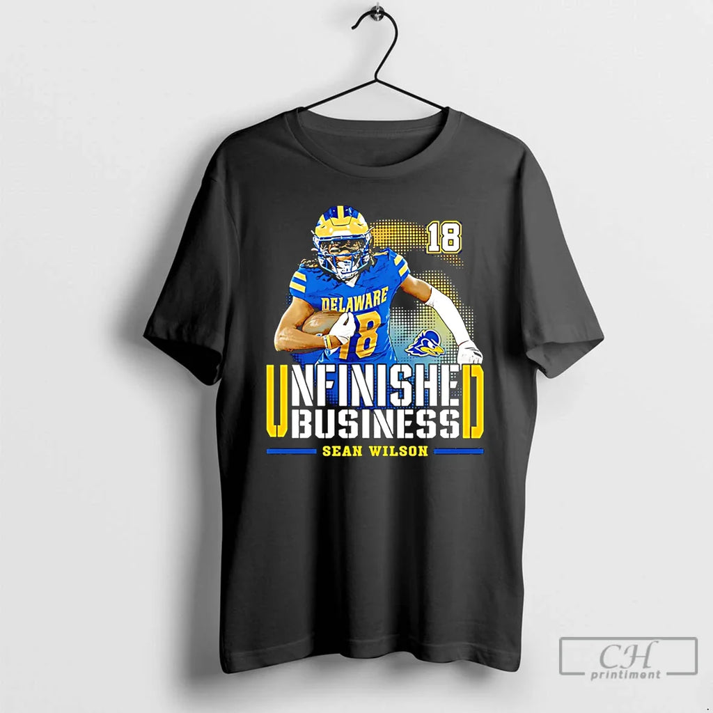 Sean Wilson Delaware Football Ncaa Unfinished Business T-Shirts, Hoodie, Sweatshirt
