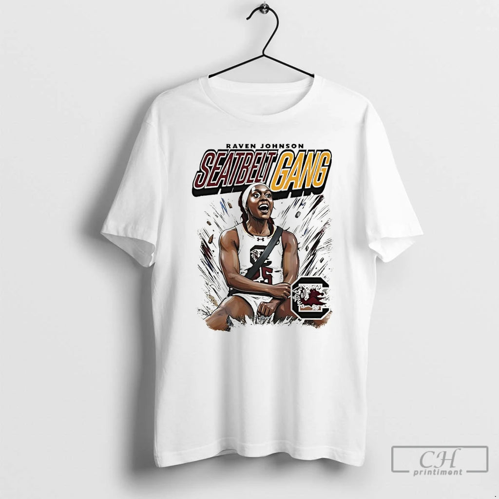 Premium Seatbelt Gang Raven Johnson South Carolina Gamecocks Basketball