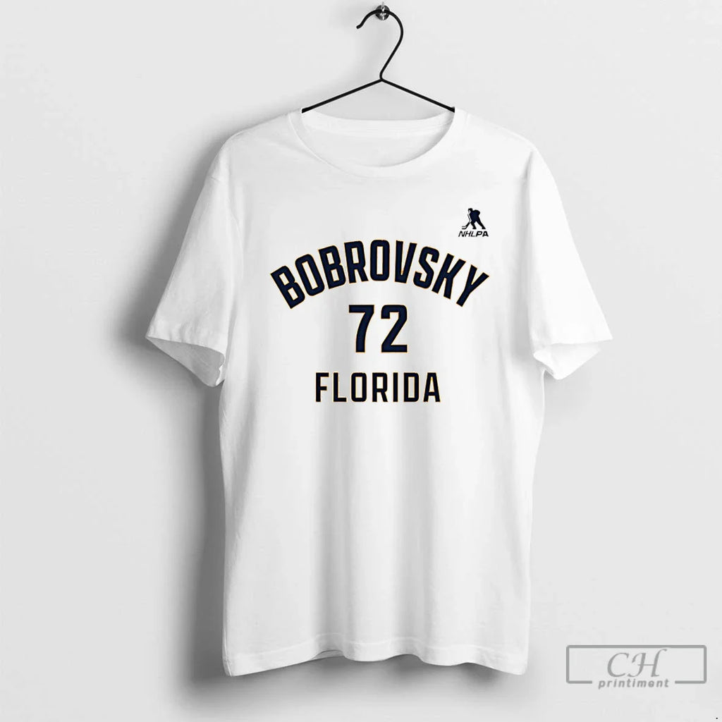 Sergei Bobrovsky 72 Florida Panthers Nhl Player Number Name T-Shirts, Hoodie, Sweatshirt
